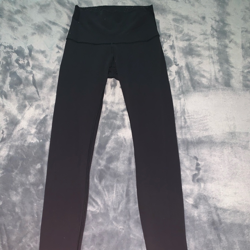 lululemon black align pant 28”